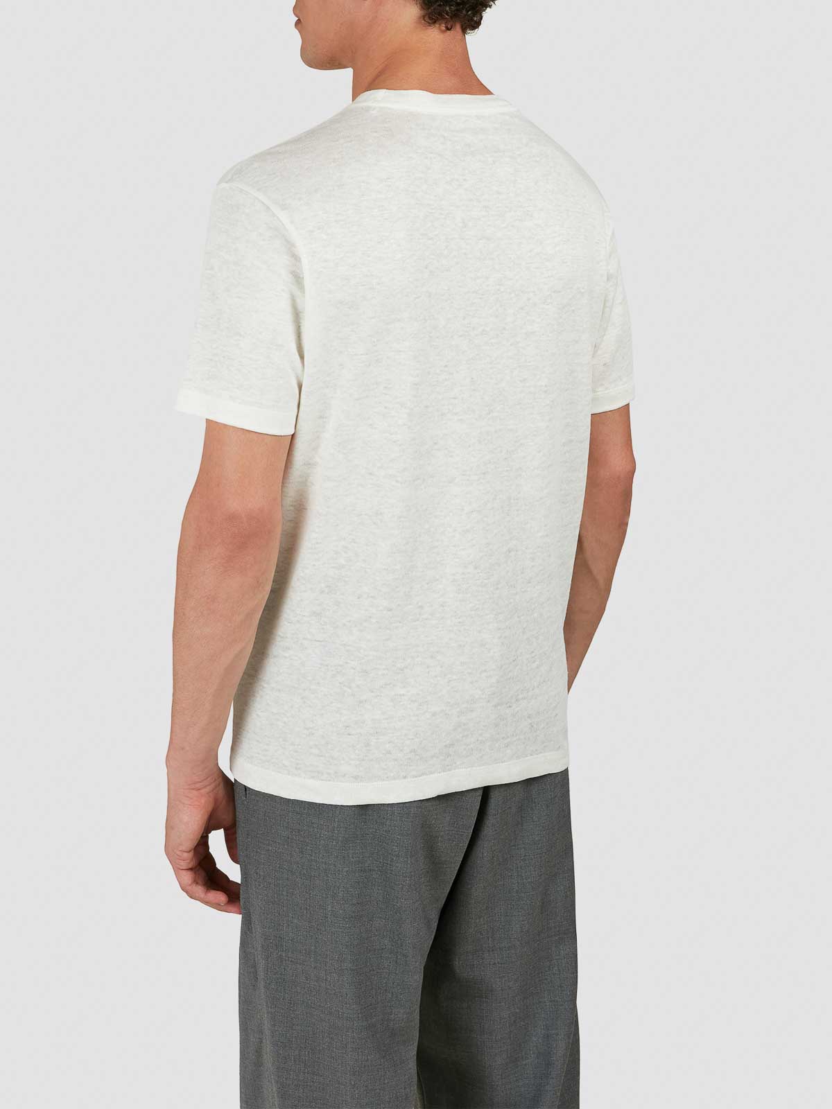 Paul & Shark T-shirt In Jersey Di Lino In Neutral