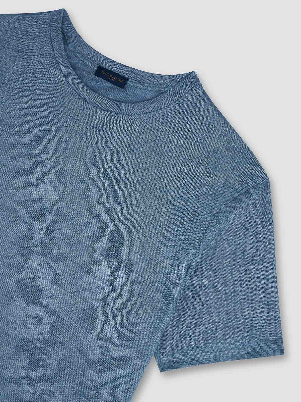 Paul & Shark Short-sleeve Crew-neck T-shirt In Blue