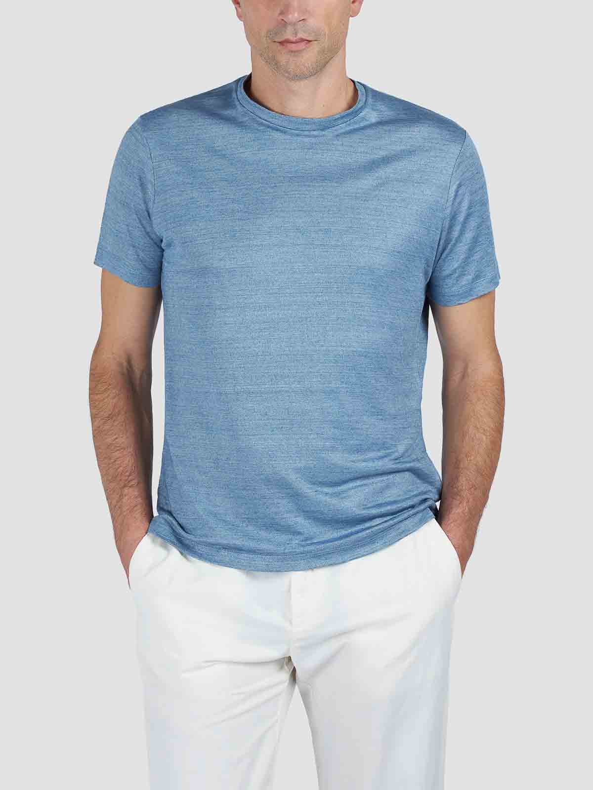 Paul & Shark Short-sleeve Crew-neck T-shirt In Blue