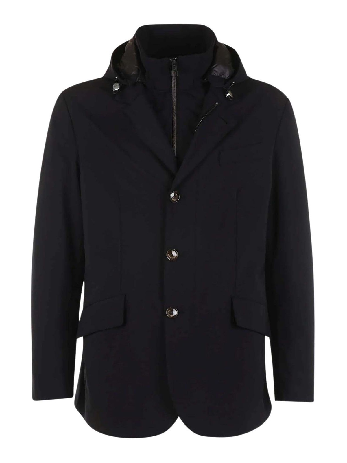 Montecore Feather Jacket 0ca In Black