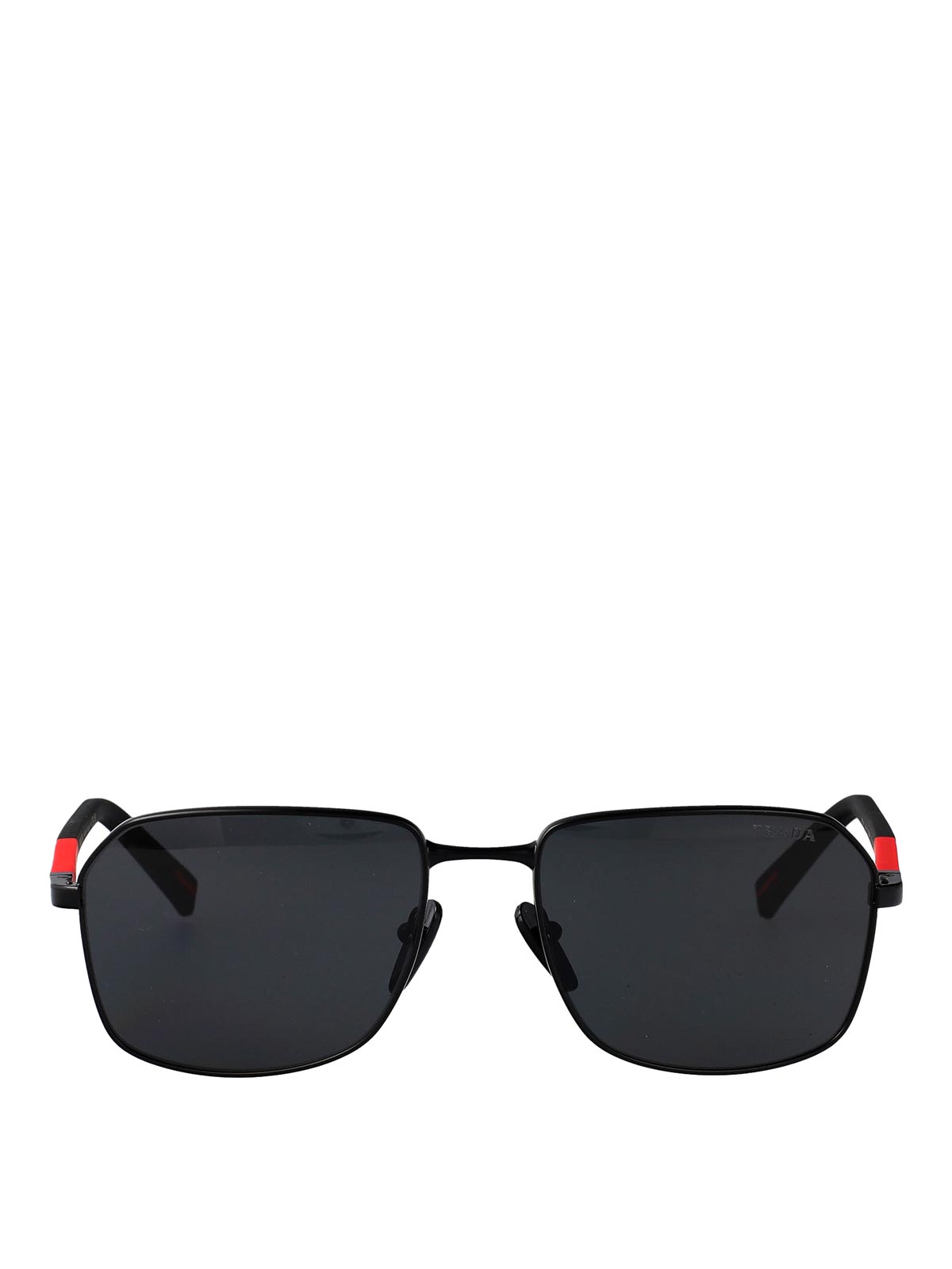 Prada Linea Rossa Lunettes De Soleil - Noir
