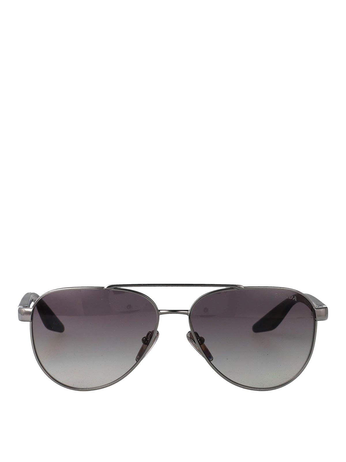 Prada Linea Rossa Lunettes De Soleil - Gris
