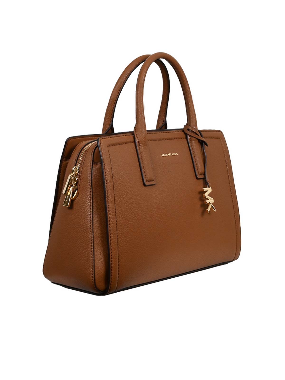 Michael Kors Shoulder Bag Detachable Strap Structured In Brown