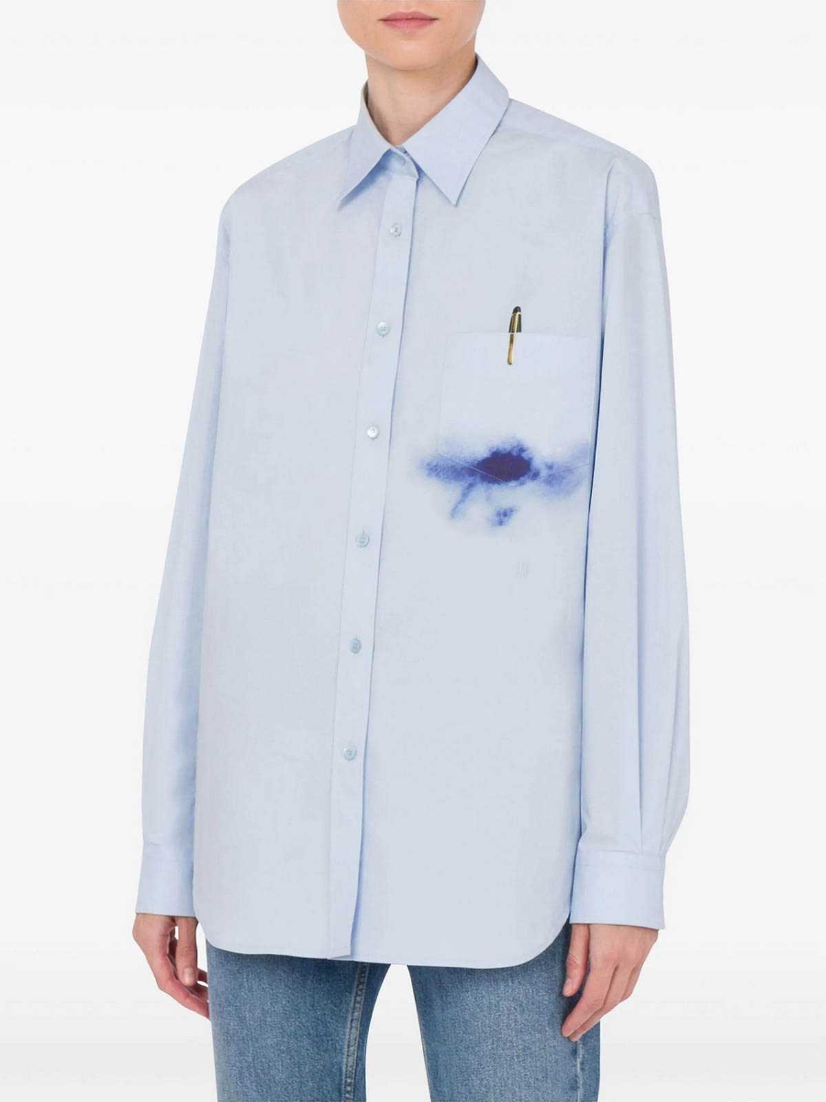 Moschino Shirt In Blue