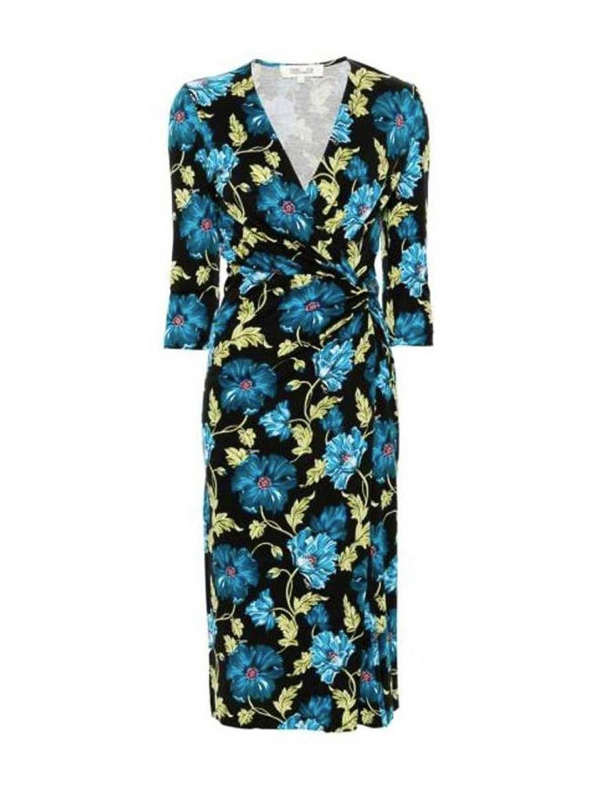 Diane Von Furstenberg Borris Wool-blend Dress In Multi