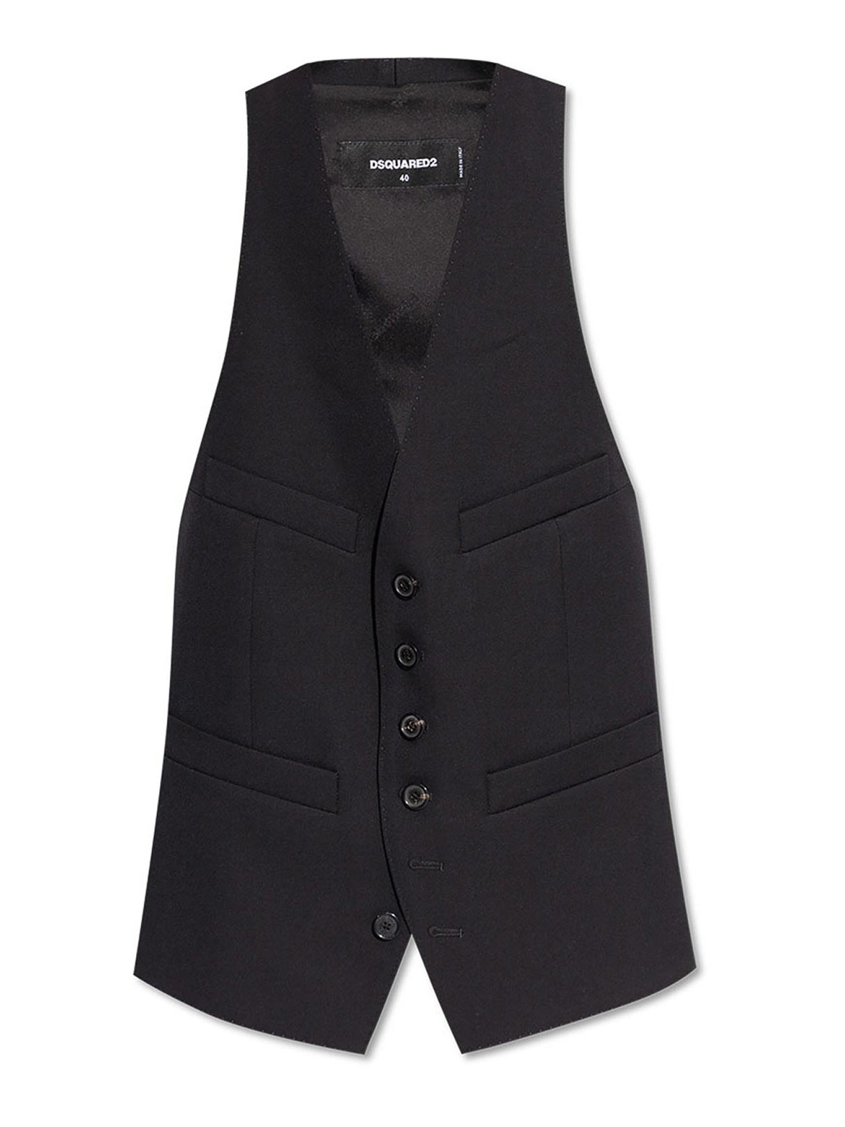 Dsquared2 Vest In Black