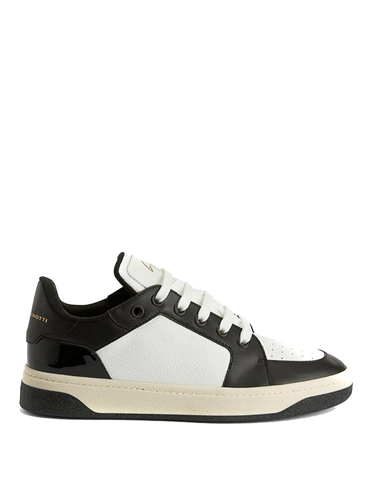 Giuseppe Zanotti Gz94 Low-top Leather Sneakers In Black