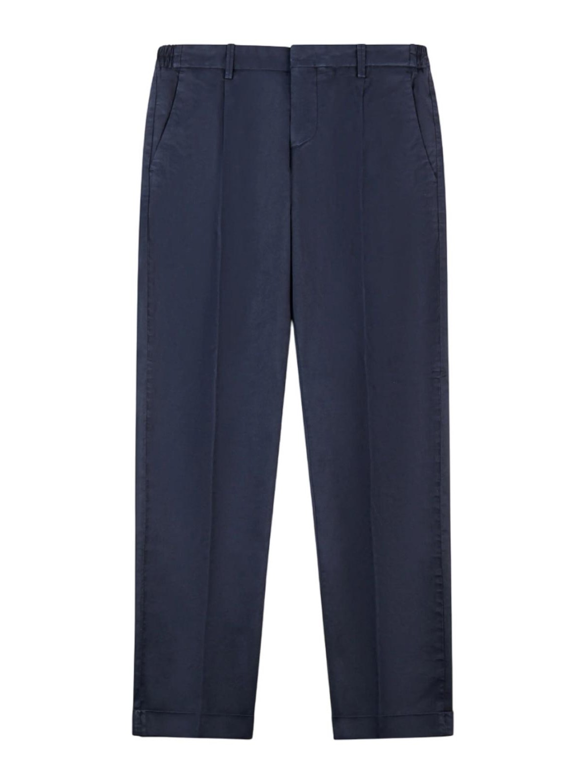 Fay Cotton Chinos In Blue