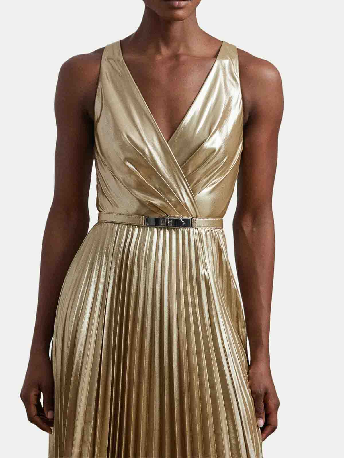 Lauren Ralph Lauren Dress - Gold - Women|253963634001