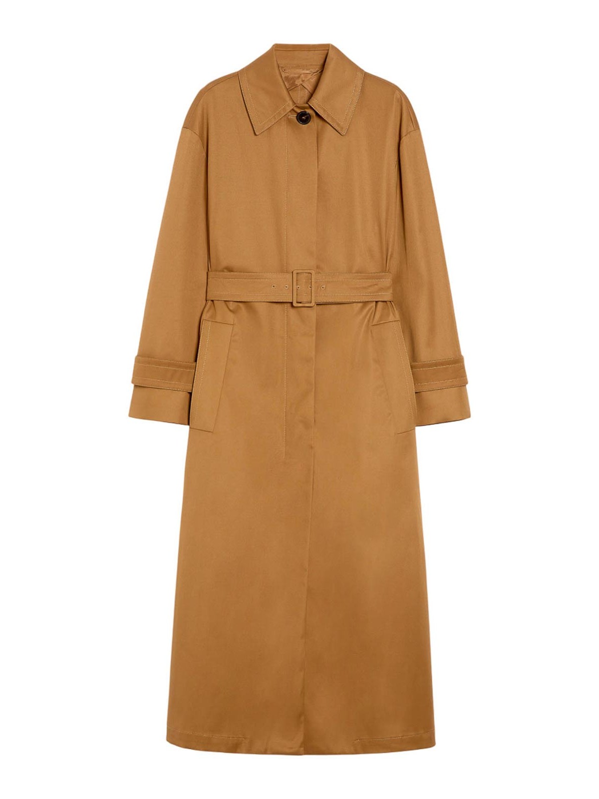 Max Mara Raincoat In Brown