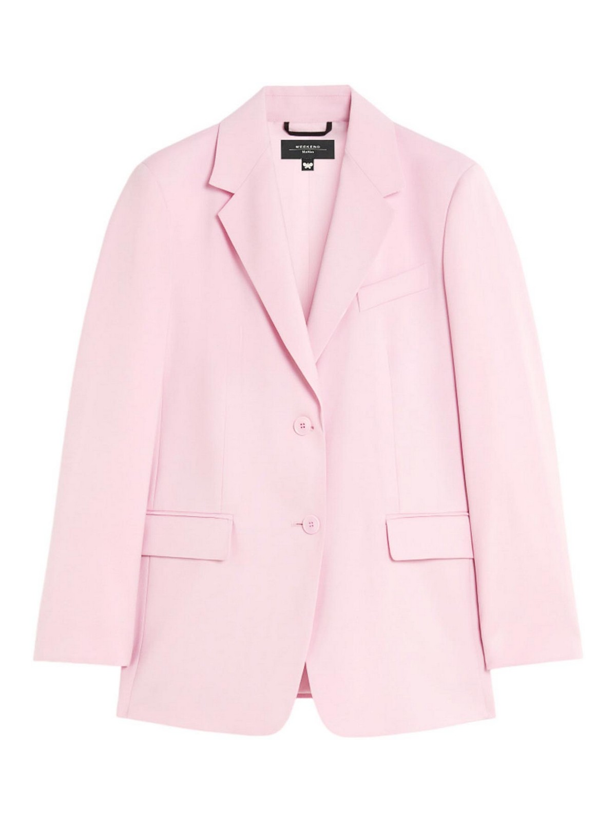 Weekend Max Mara Tailored Double-button Blazer In Red