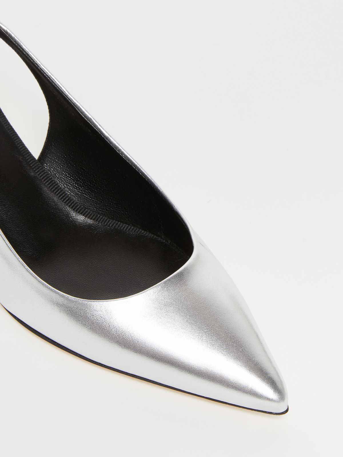 Weekend Max Mara Flats In Silver