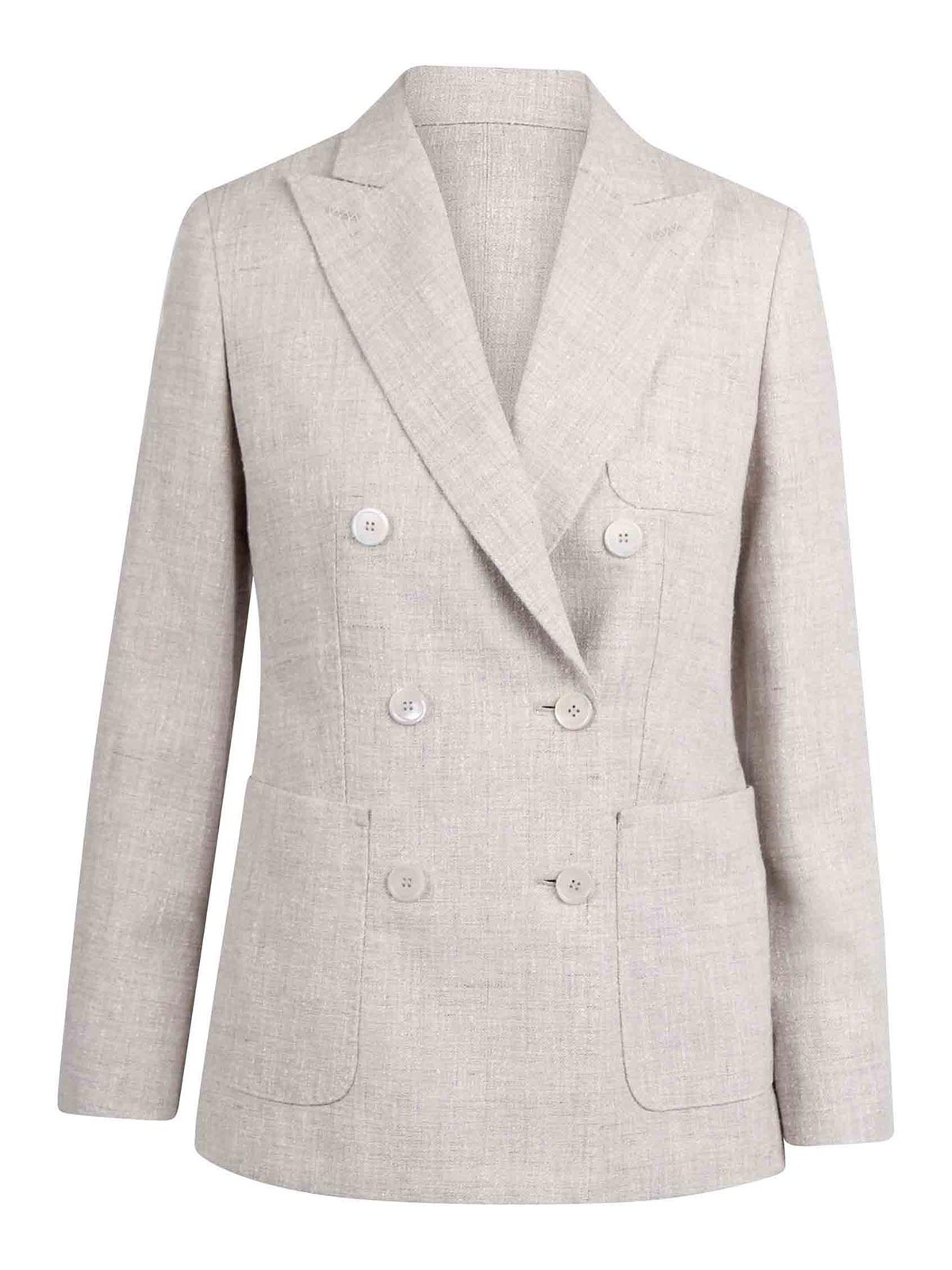 Max Mara Targa Double -breasted Blazer In Multi