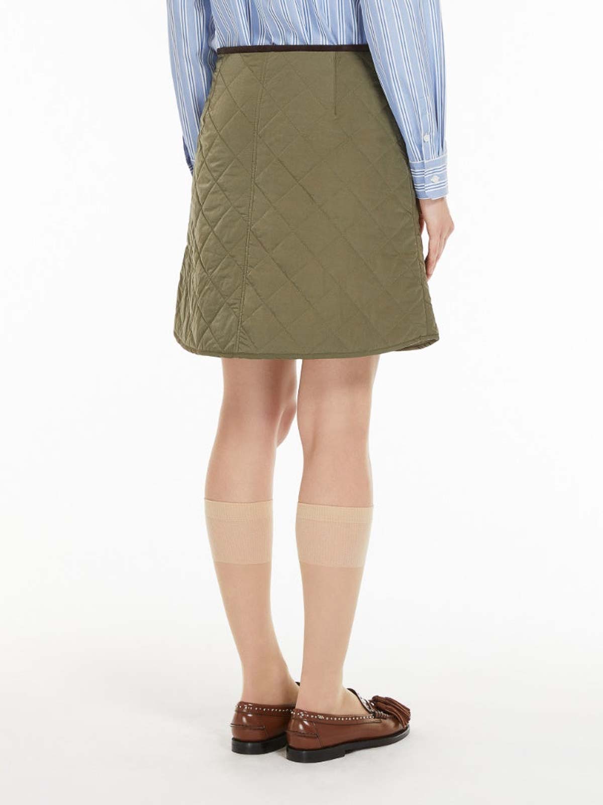 Weekend Max Mara Minifalda - Marrón Claro In Green