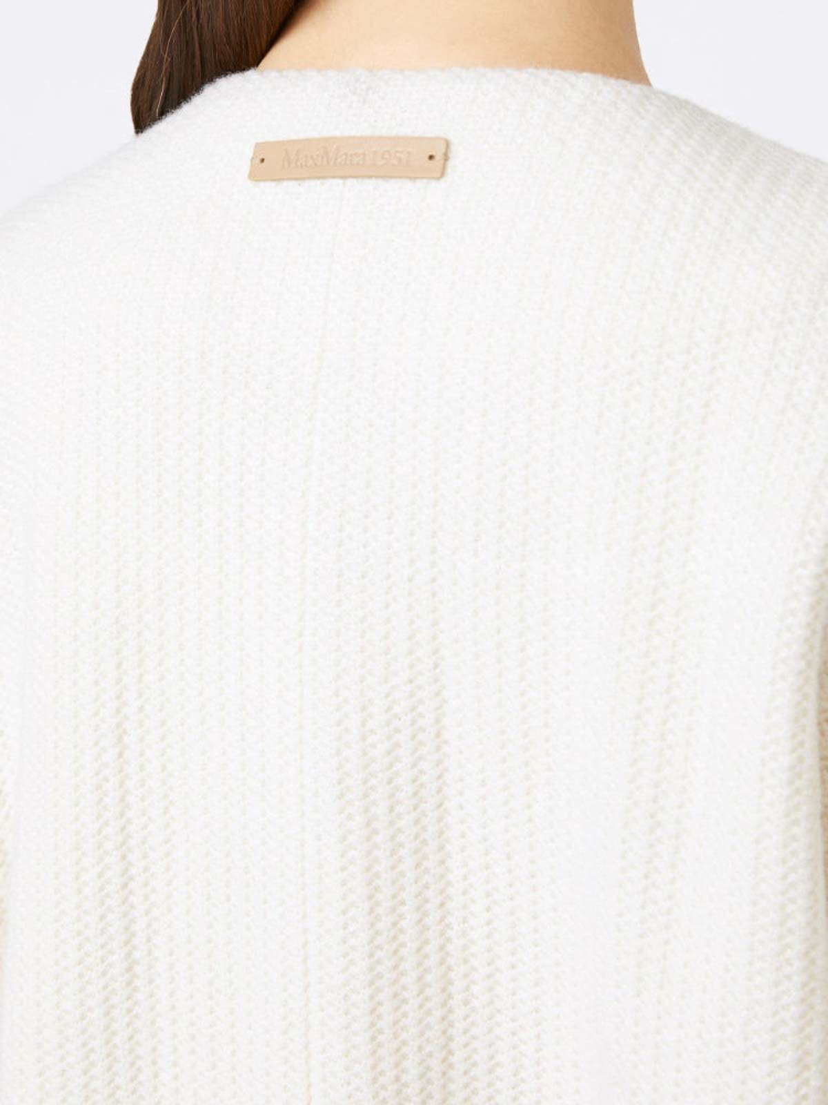 Max Mara White Cirino Jacket In Neutral