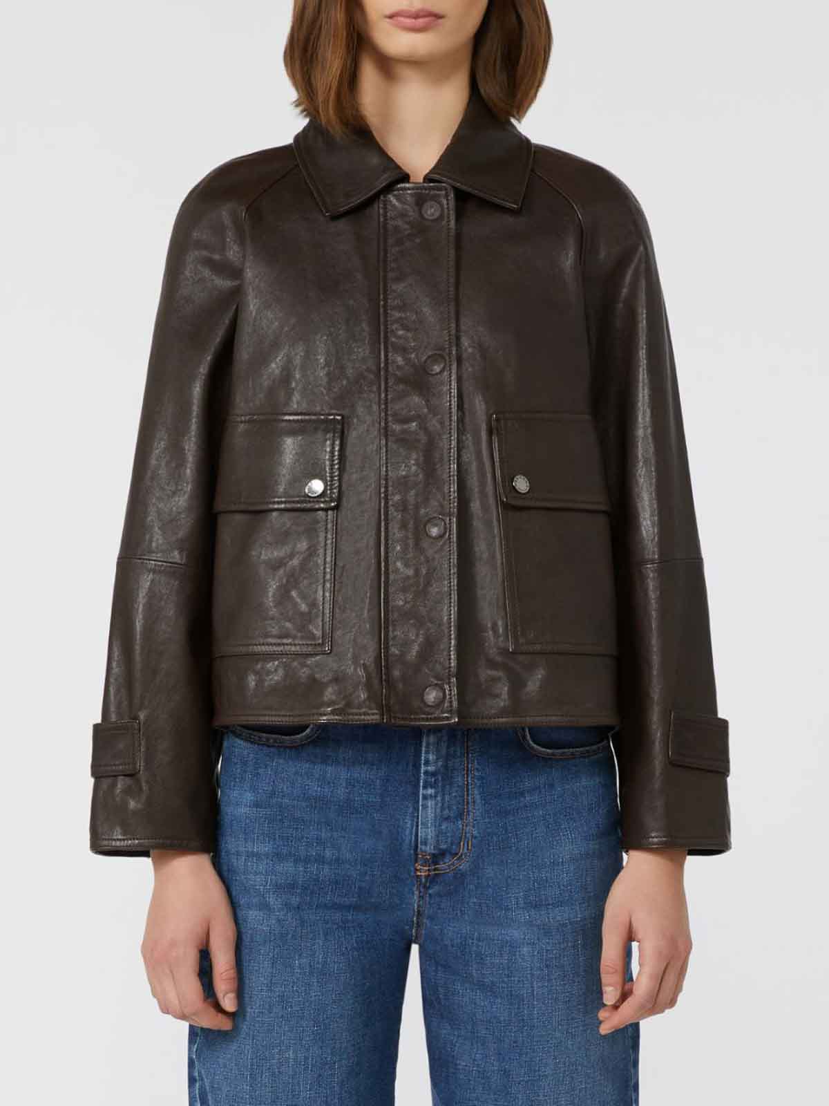 Weekend Max Mara Ebony Berbice Jacket In Brown