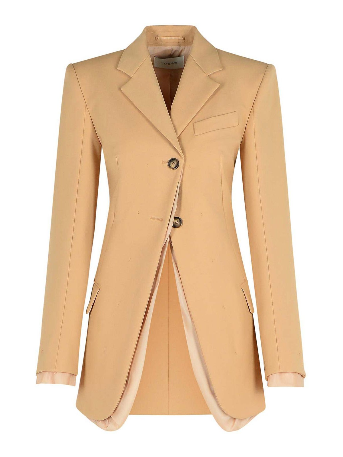 Sportmax Blazer - Beis In Brown