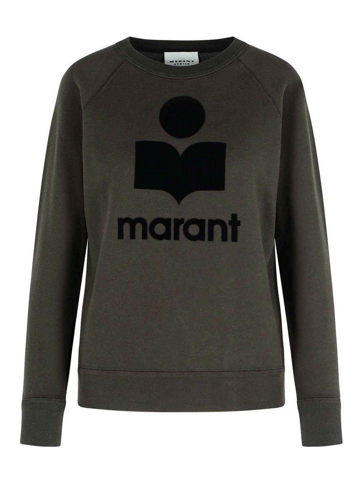 Isabel Marant Millyny Black Cotton Blend Sweatshirt