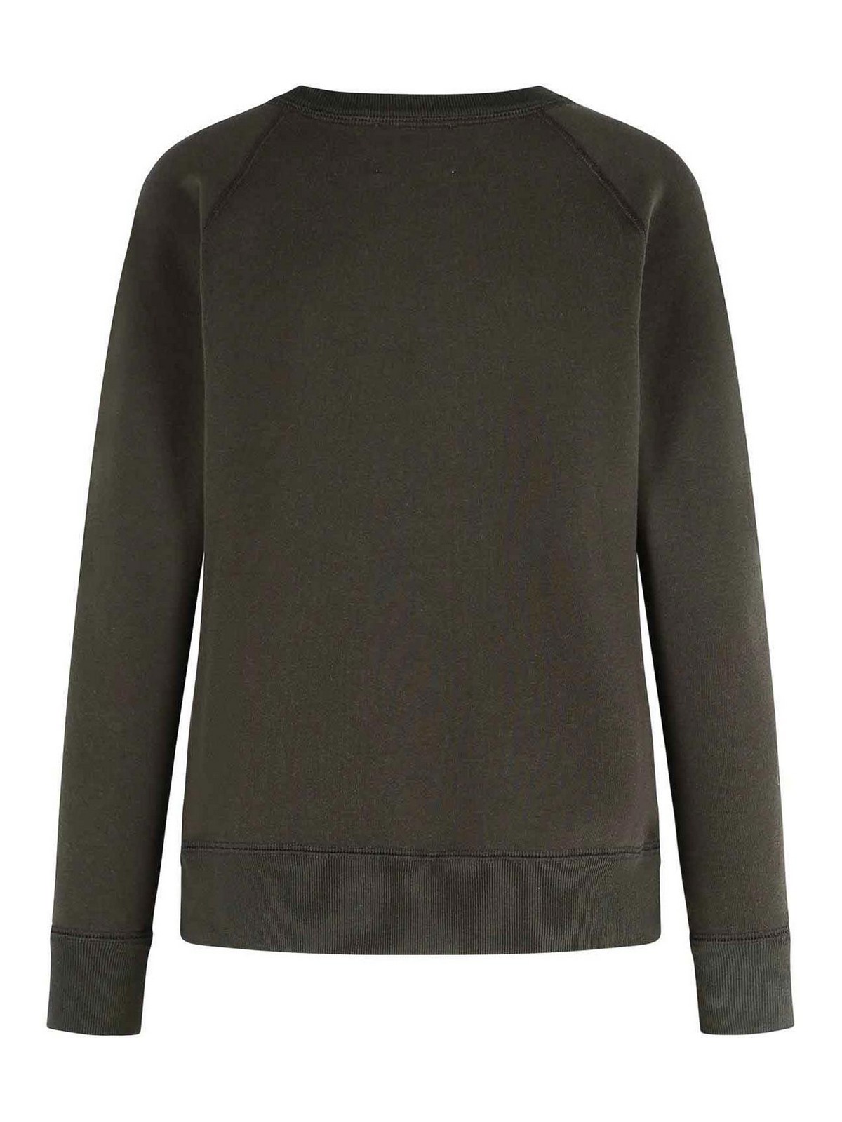 Isabel Marant Millyny Black Cotton Blend Sweatshirt In Gray