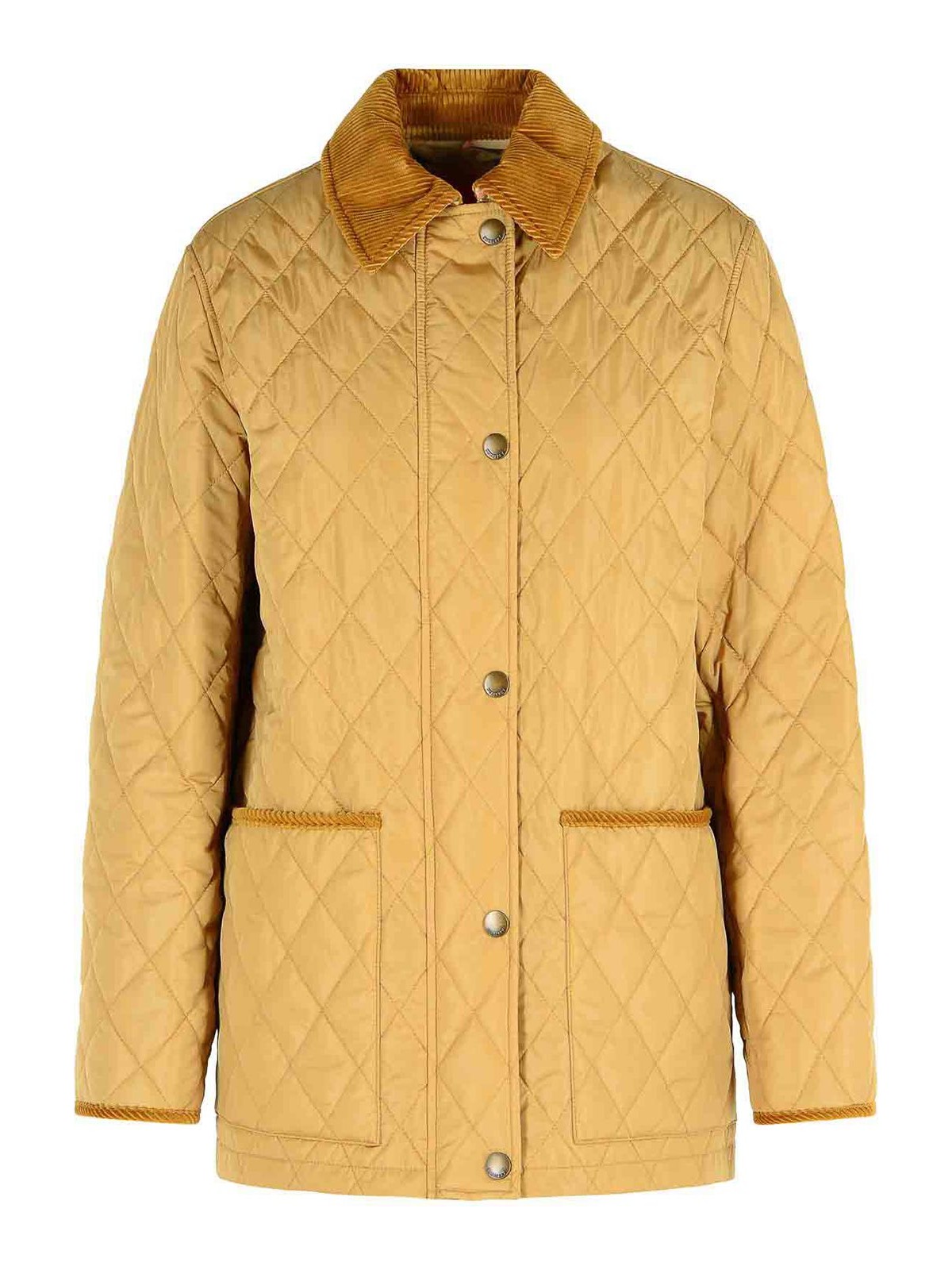 Burberry Country Polyamide Sand Jacket In Brown