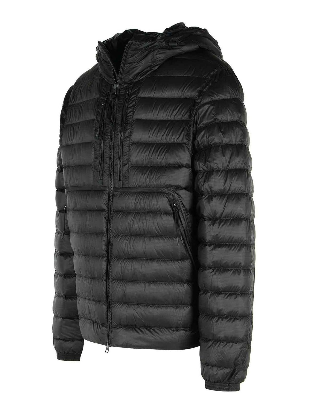C.p. Company Dd-shell Black Polyamide Down Jacket In Black