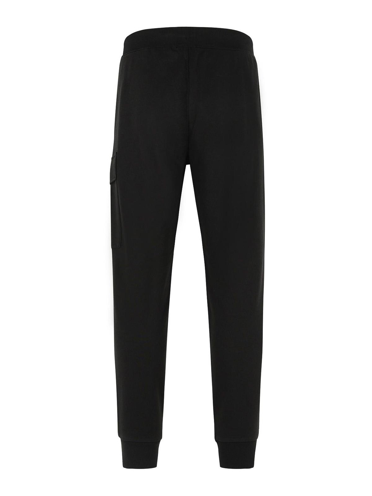 C.p. Company Cp Company Cotton Lens Detail Sweatpants In Black