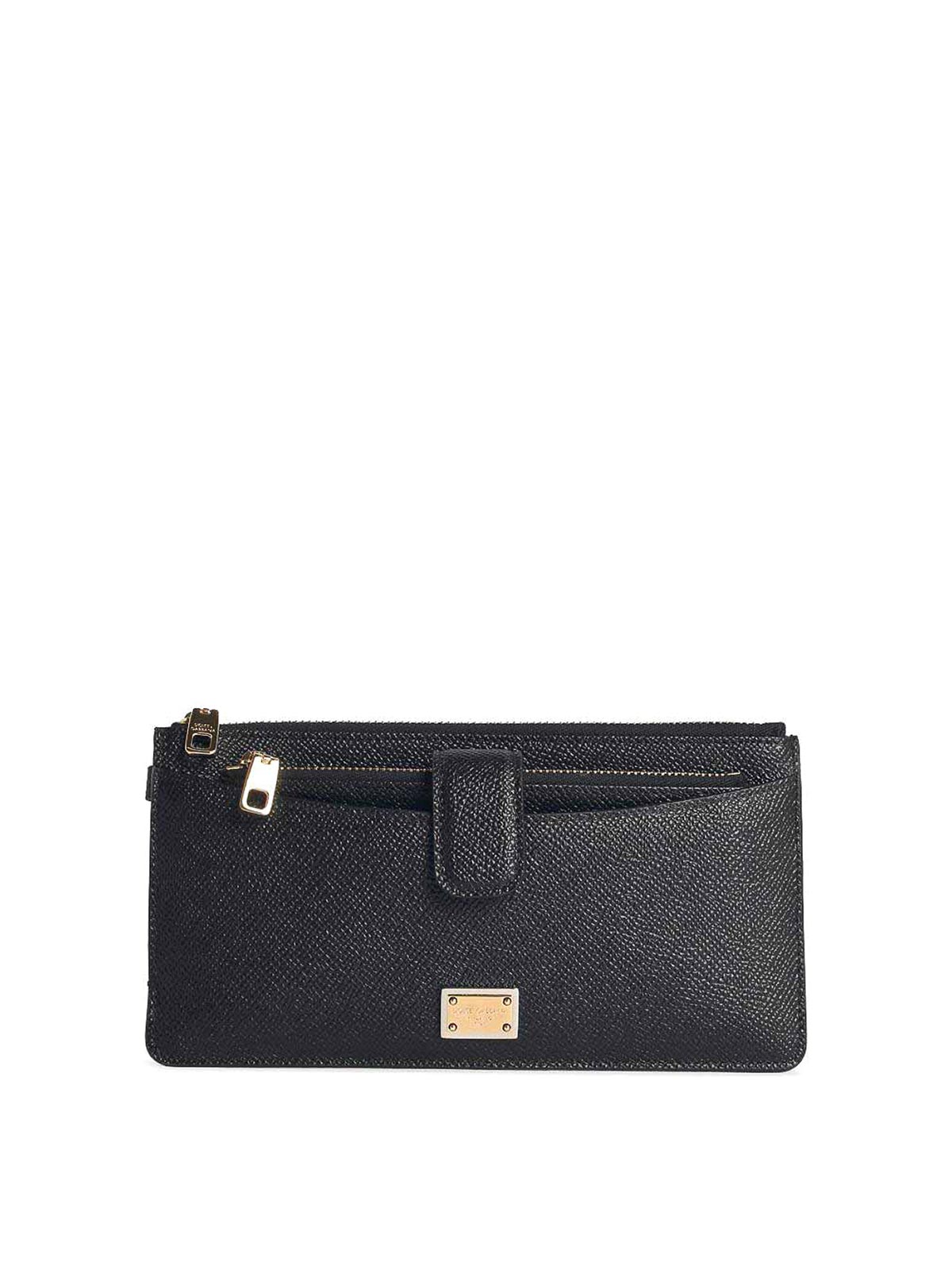 Dolce & Gabbana Black Leather Cardholder