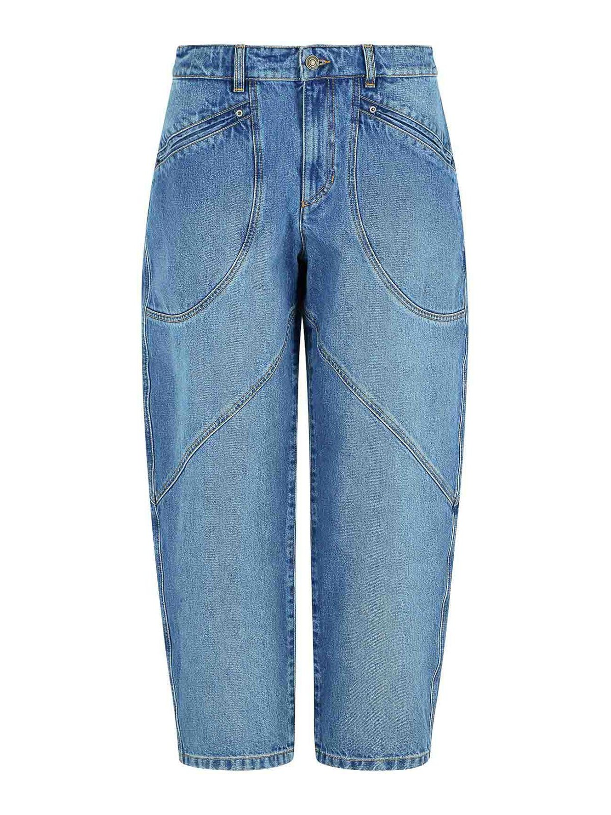 Isabel Marant Catarina Blue Cotton Jeans