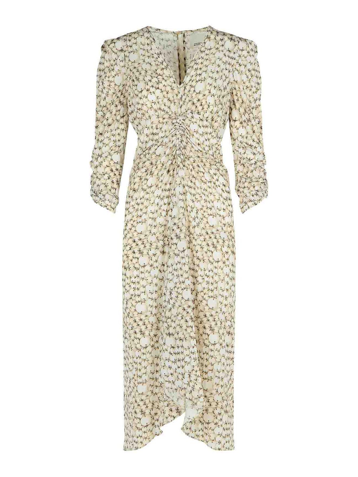 Isabel Marant Albini  Silk Dress In Sand