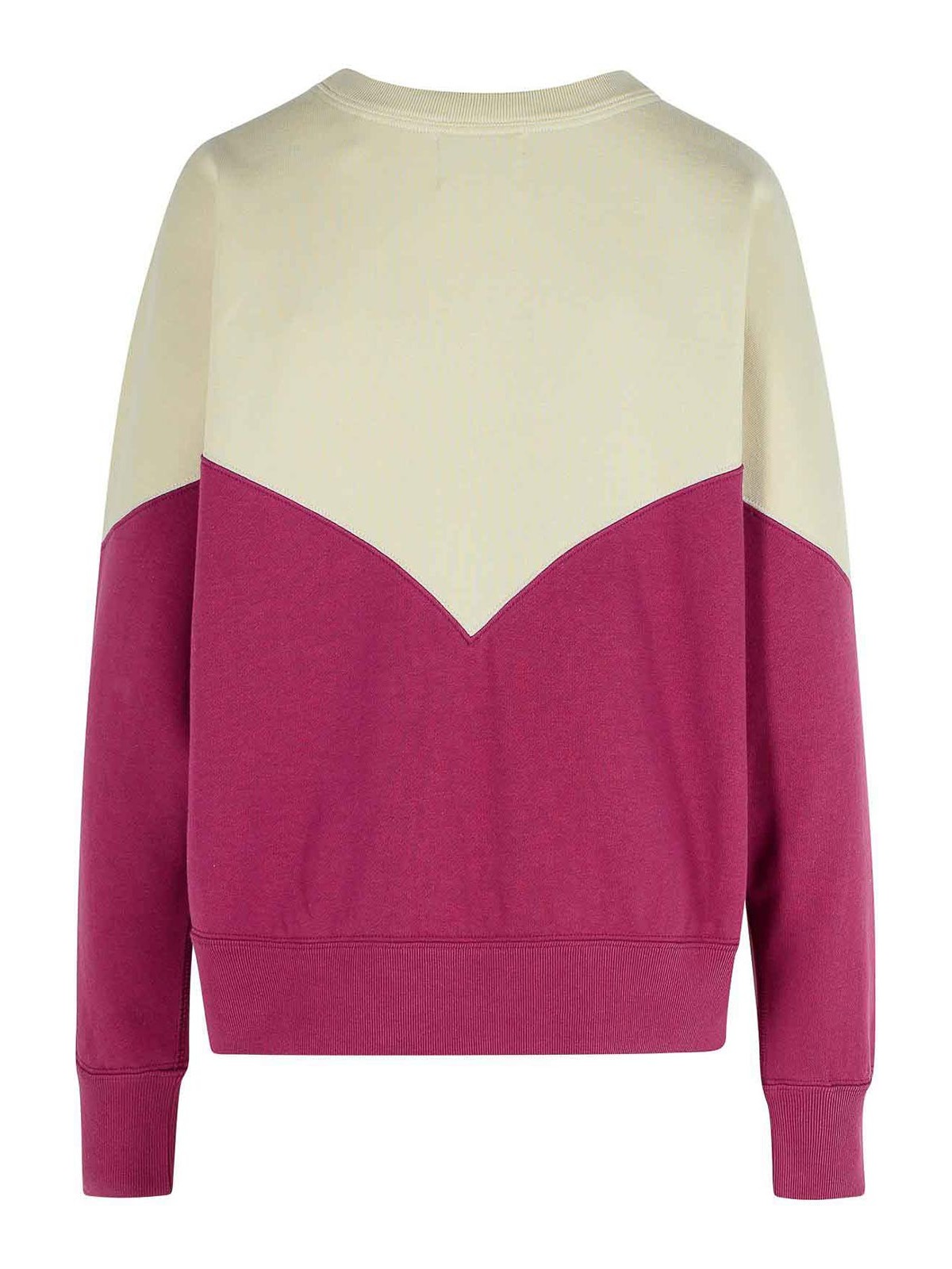 Isabel Marant Houston Colour-block Logo Sweatshirt In Red