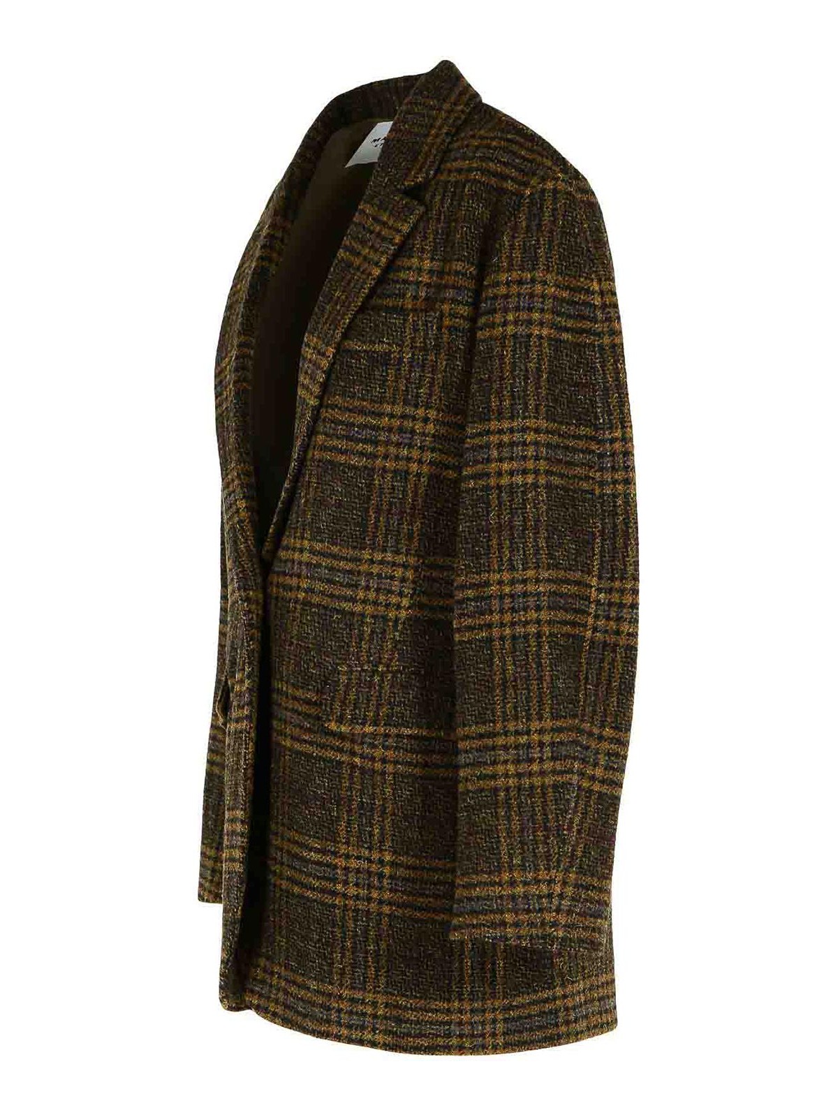 Isabel Marant Gesina Khaki Virgin Wool Blazer In Brown