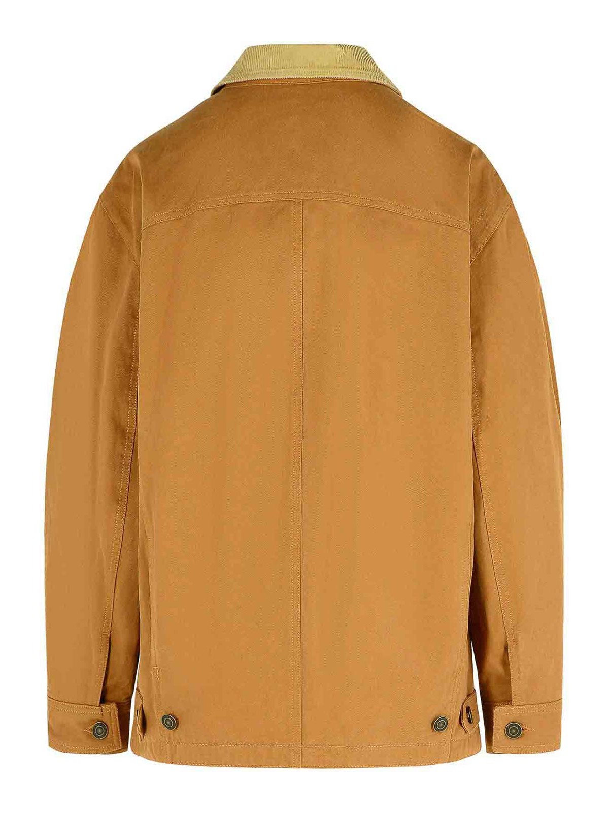 Isabel Marant Ninon Cotton Cognac Jacket In Yellow