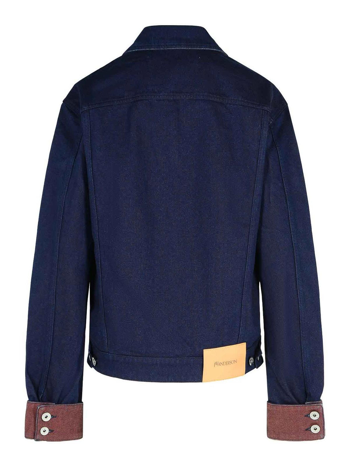 Jw Anderson Blue Cotton Jacket In Blue