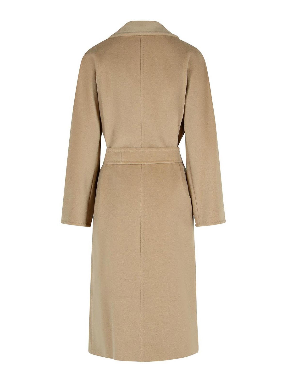 Max Mara Madame Virgin Wool And  Cashmere Coat In Gray
