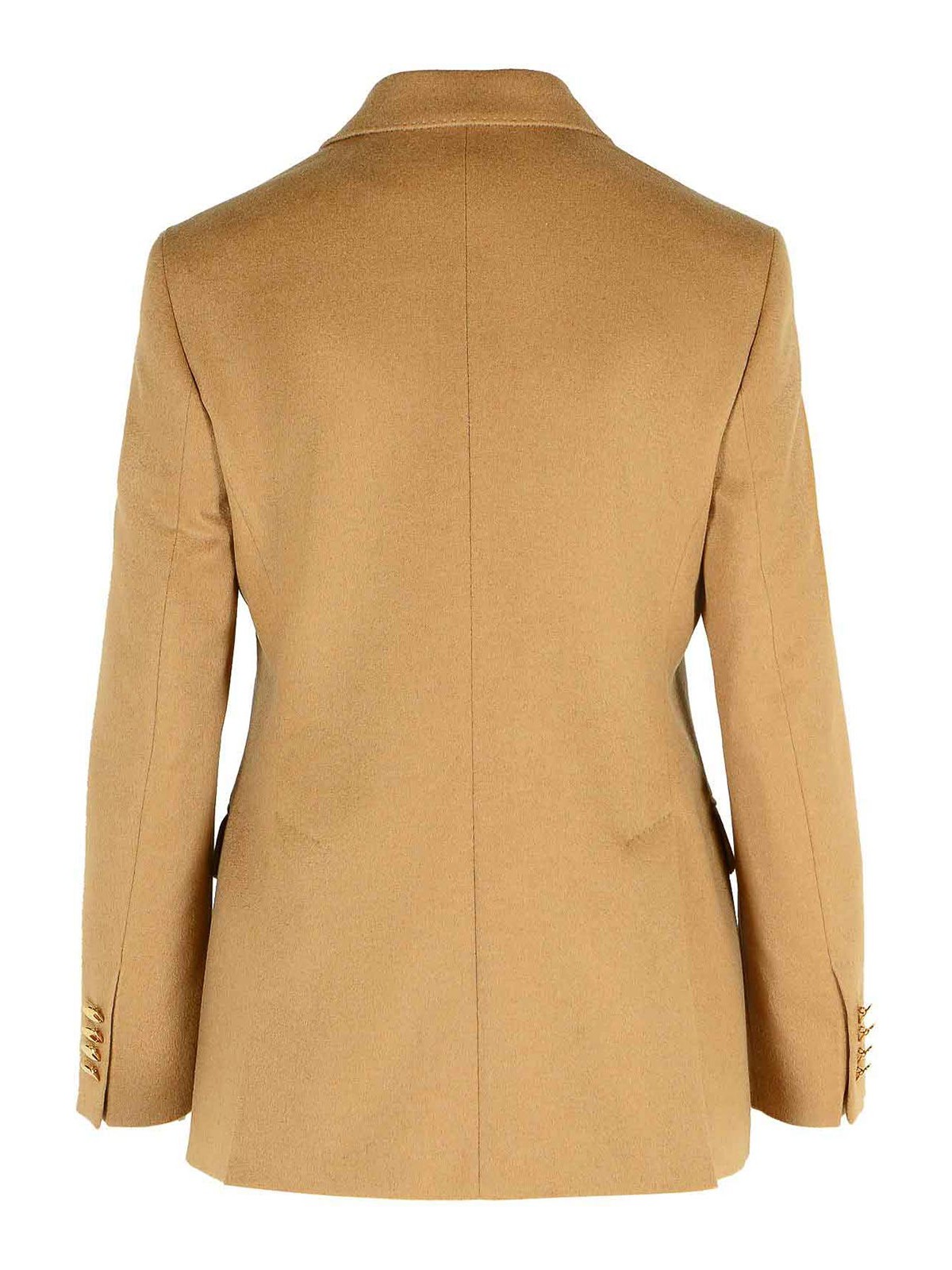 Max Mara Pesche Beige Camel Blazer In Brown