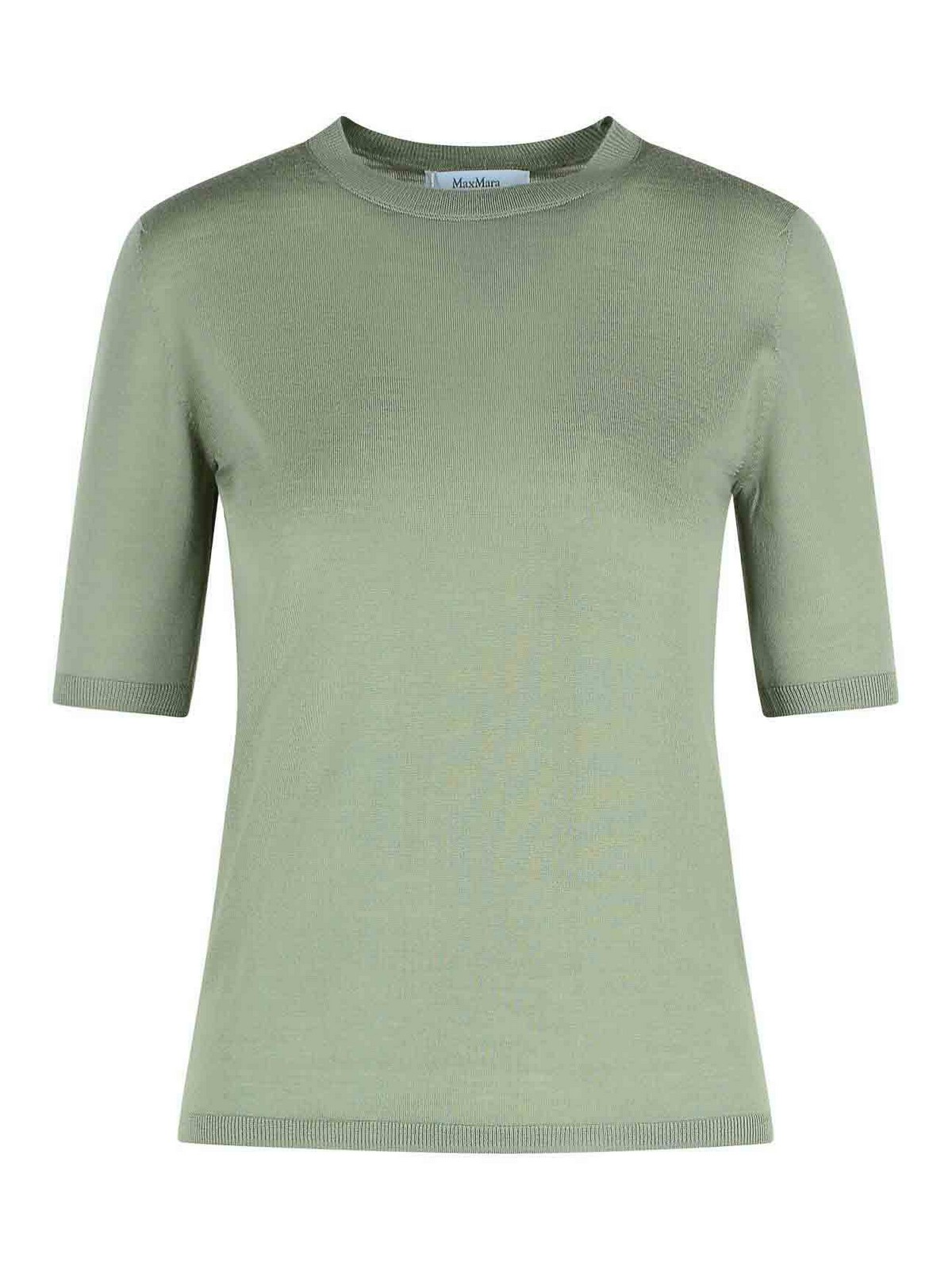 Max Mara Gerico Green Virgin Wool Sweater In Green
