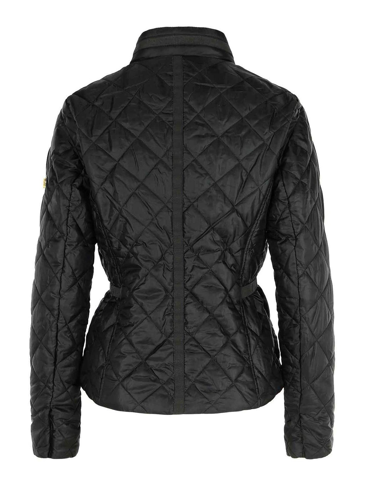 Michael Kors Diamond-pattern Quilted Jacket In Black