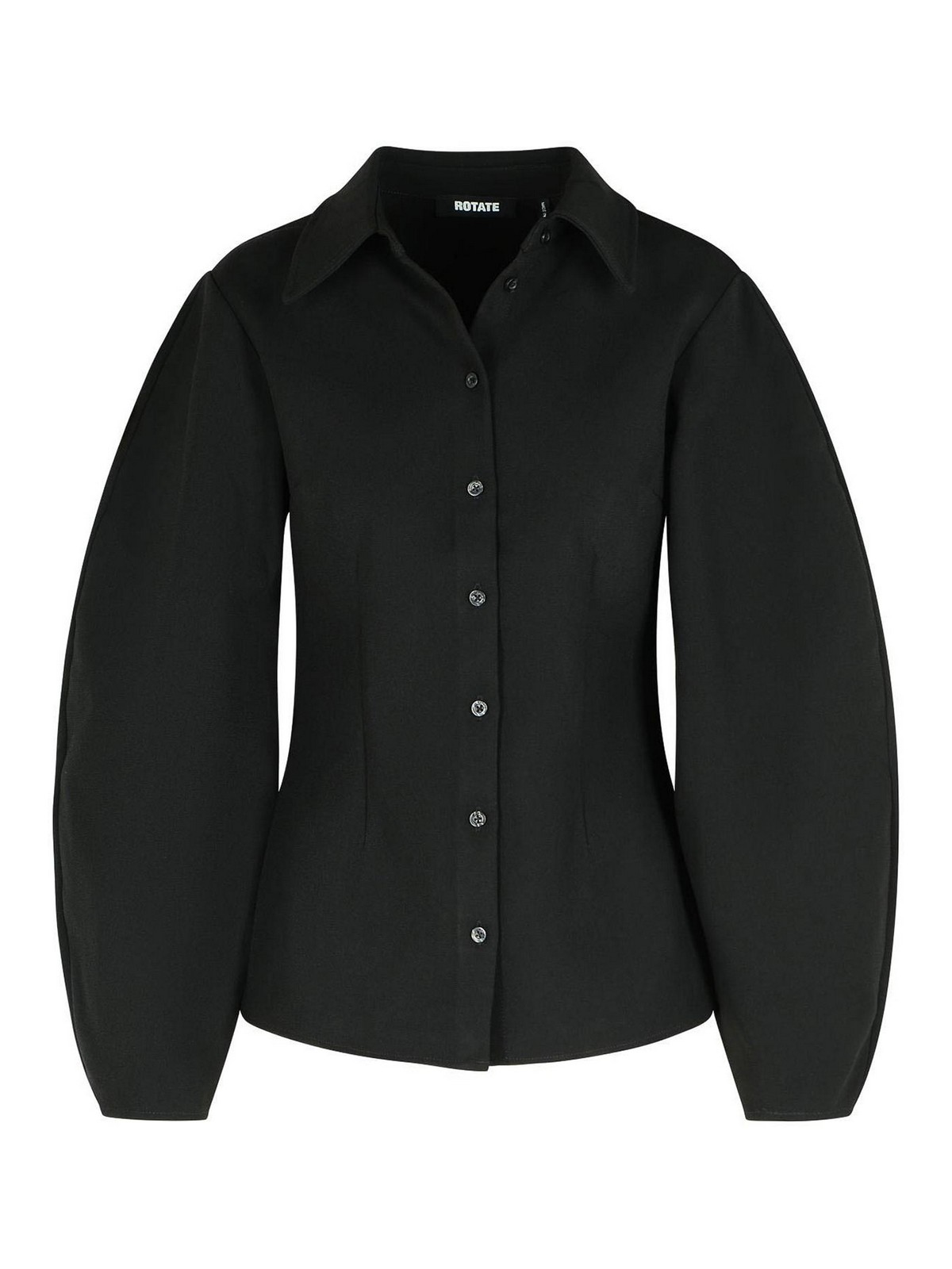 Rotate Birger Christensen Rotate Black Polyester Shirt In Black