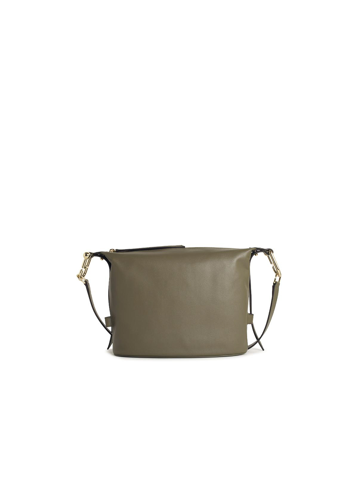 Furla Nuvola M Leather Bag In Green