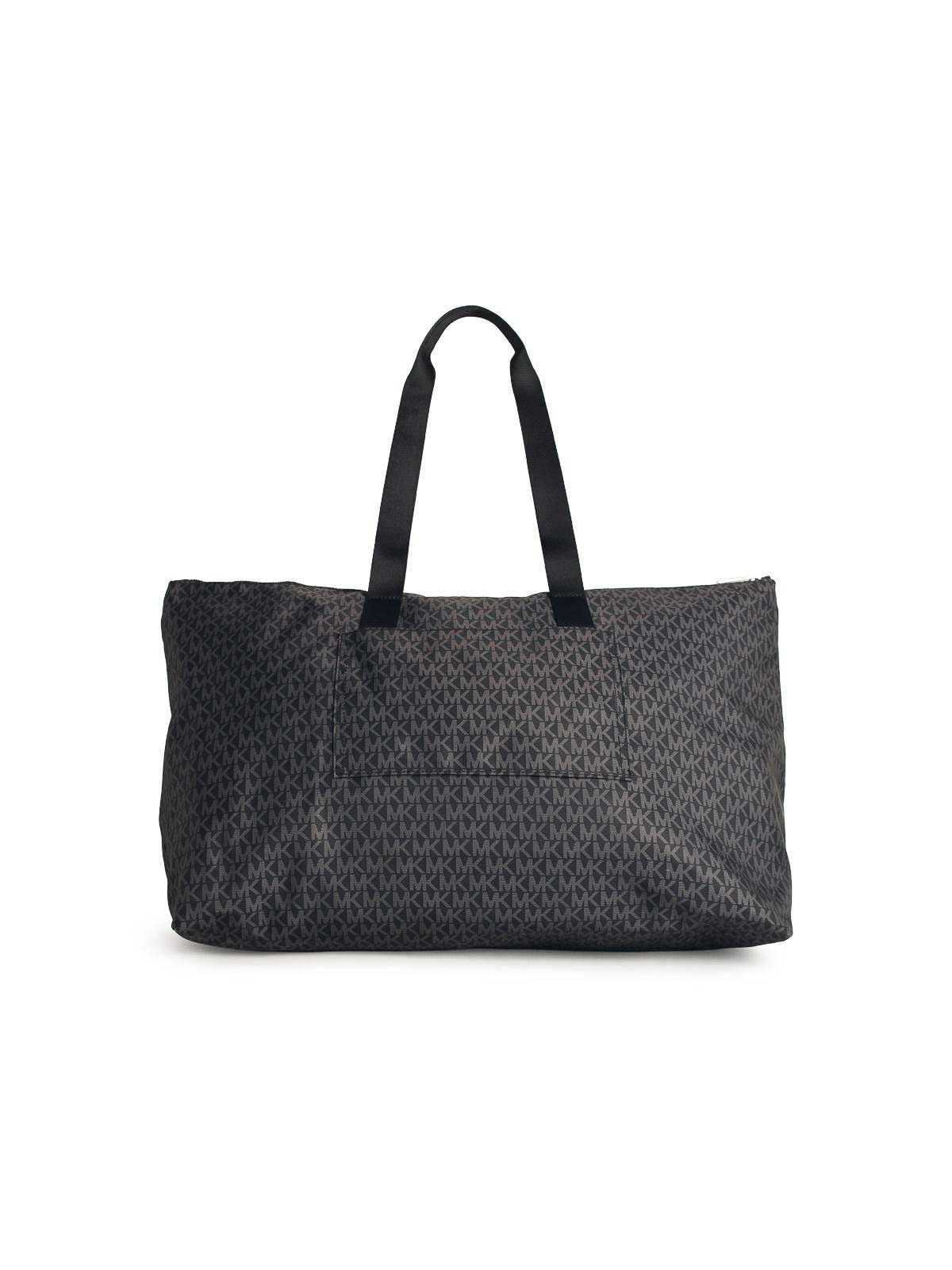 Michael Kors Tanner Large Reversible And Foldable Tote Bag In Black
