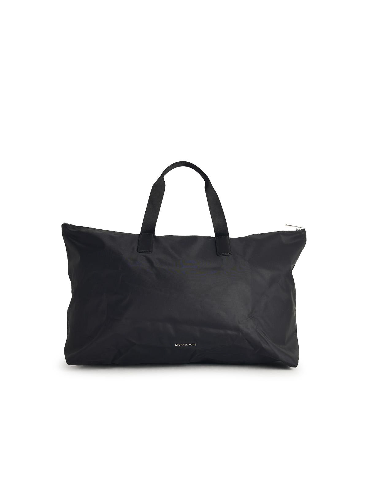 Michael Kors Tanner Large Reversible And Foldable Tote Bag In Black