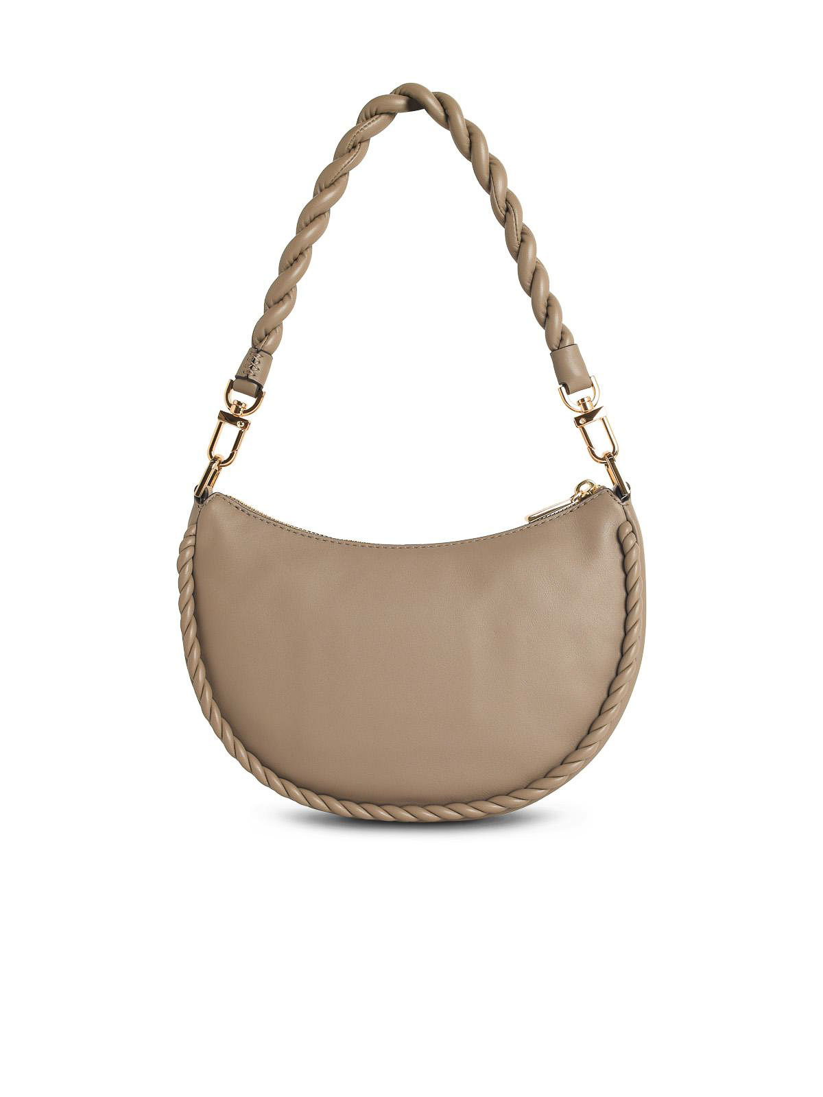 Michael Kors Kyla Small Leather Convertible Pochette In Neutral