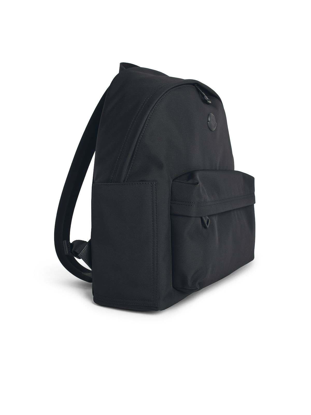 Moncler New Pierrick Black Nylon Backpack In Black