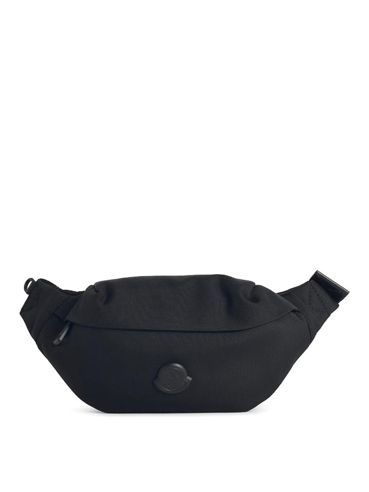 Moncler Durance Logo-patch Belt Bag In Black