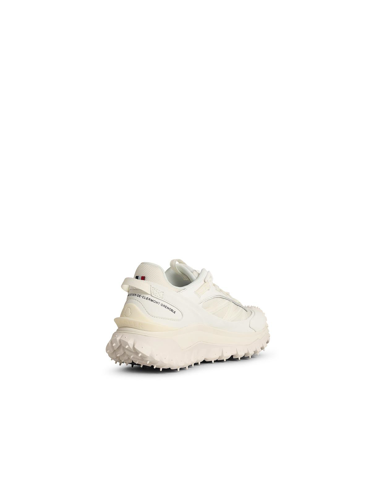 Moncler Trailgrip Gtx White Leather Blend Sneakers In White