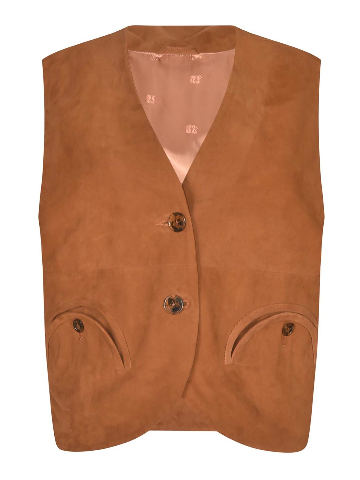 Blazé Milano Vest In Brown