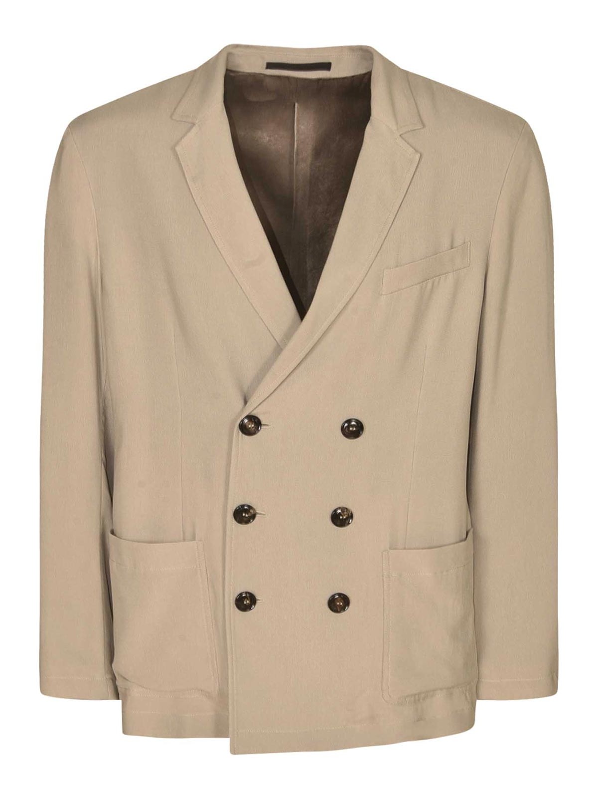 Giorgio Armani Blazer In Brown
