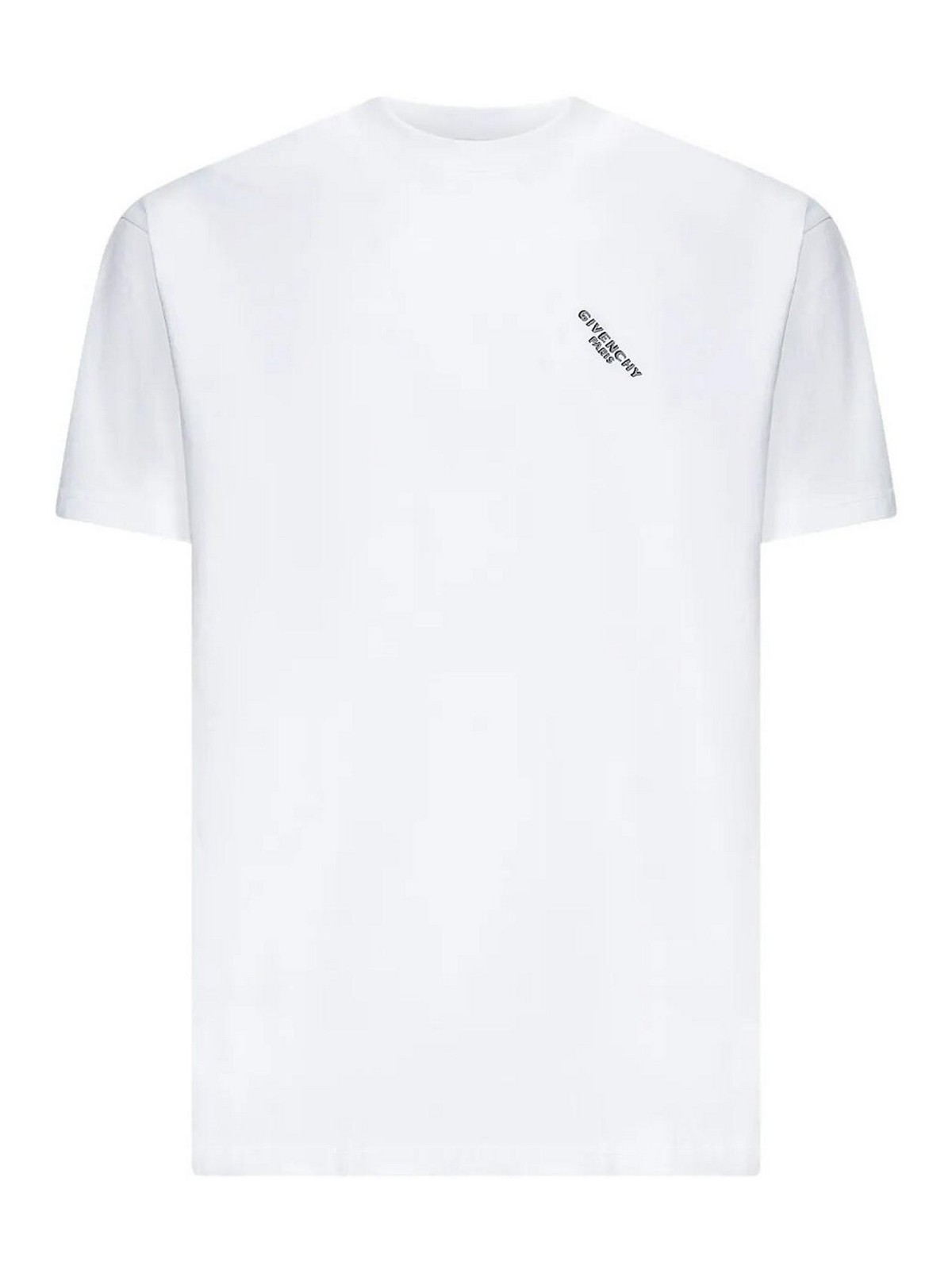 Givenchy Logo Print Regular Fit Cotton T-shirt In White