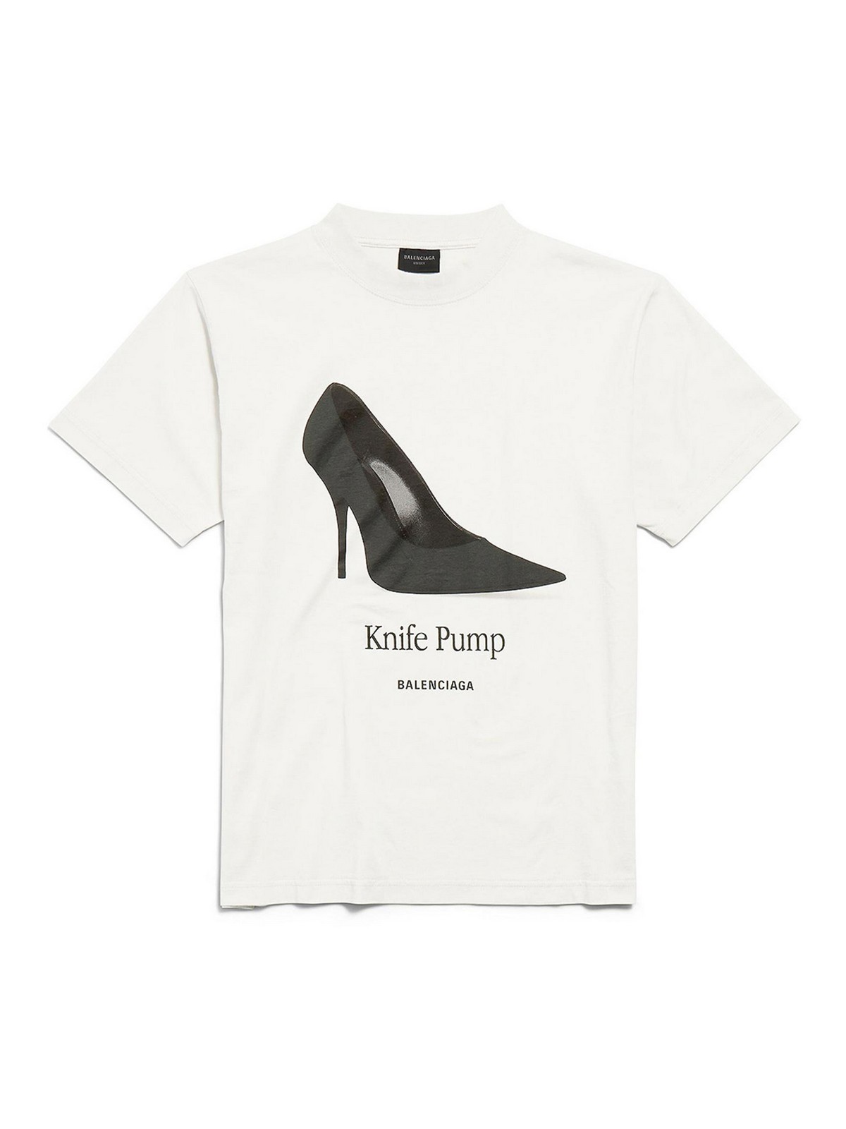 Balenciaga Nife Pump T-shirt Small Fit In White