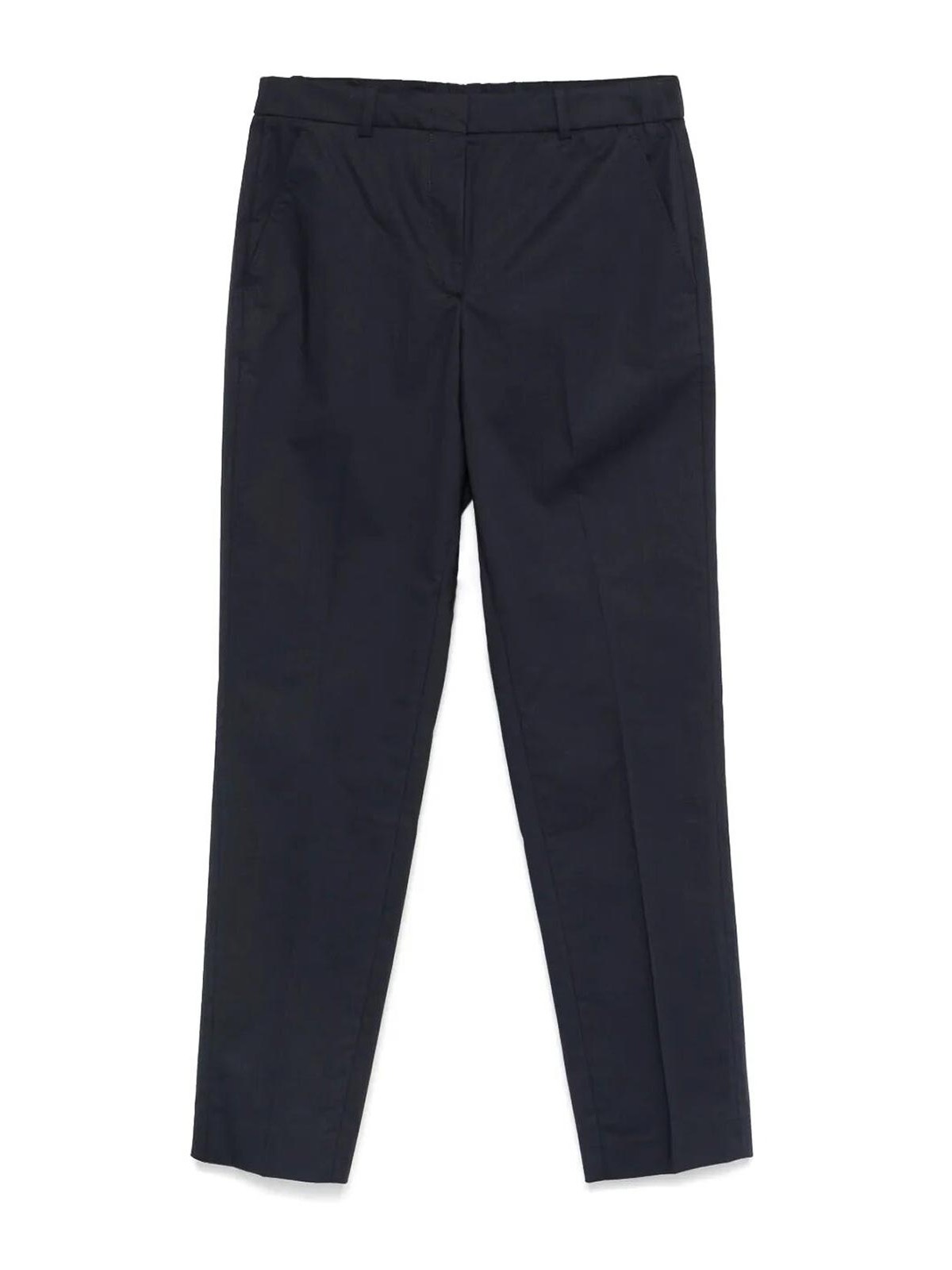 Incotex Trousers With Back Pockets And Belt Loops In Black